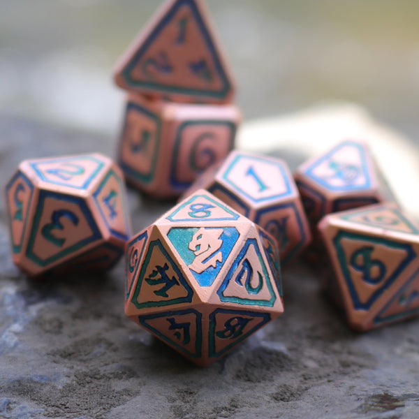 7pc RPG Set - Sylvan Sanctuary - Otter - Scout