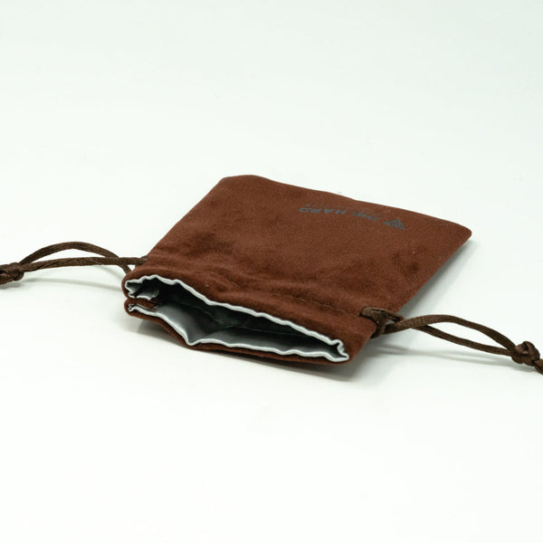 Velvet Dice Bag - Small Brown