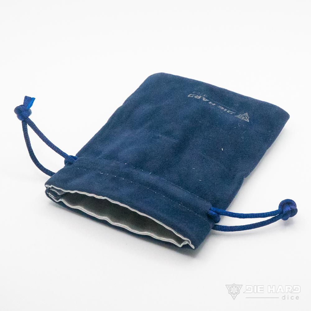 Samt-Würfeltasche – klein, Marineblau