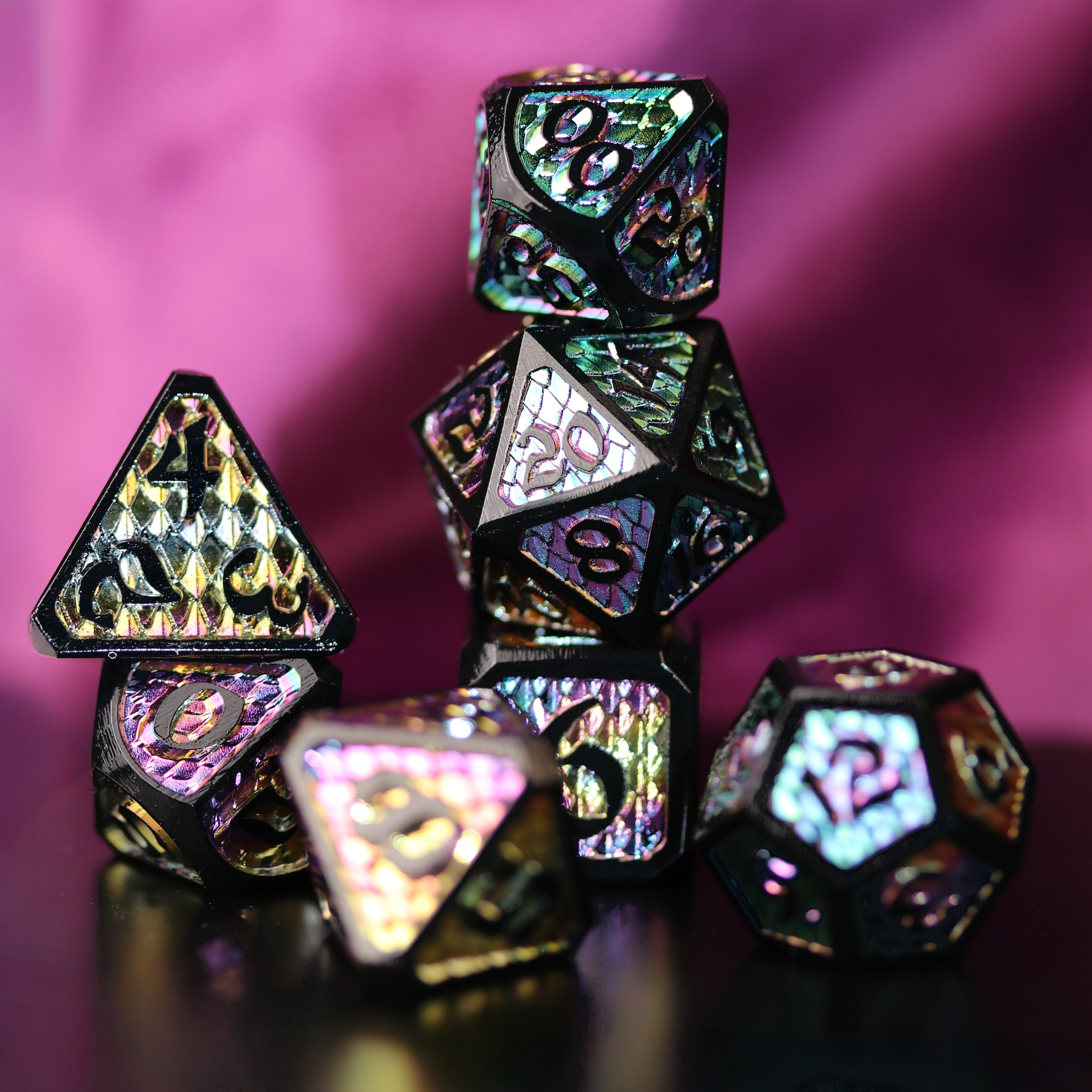 7pc RPG Set - Wildfyre – Die Hard Dice