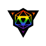 Die Hard Dice Pride Sticker - Rainbow