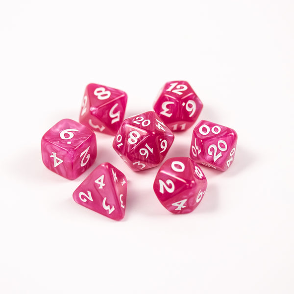 7-teiliges RPG-Set – Elessia Essentials – Pink mit Weiß