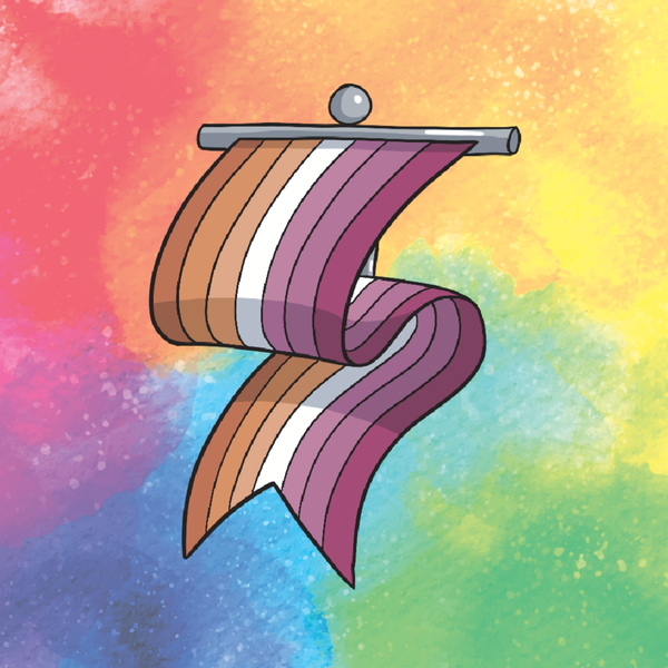 Pride Sticker - Lesbian Banner