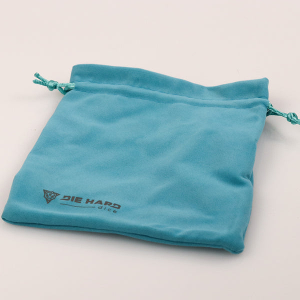 Velvet Dice Bag - Medium Powder Blue