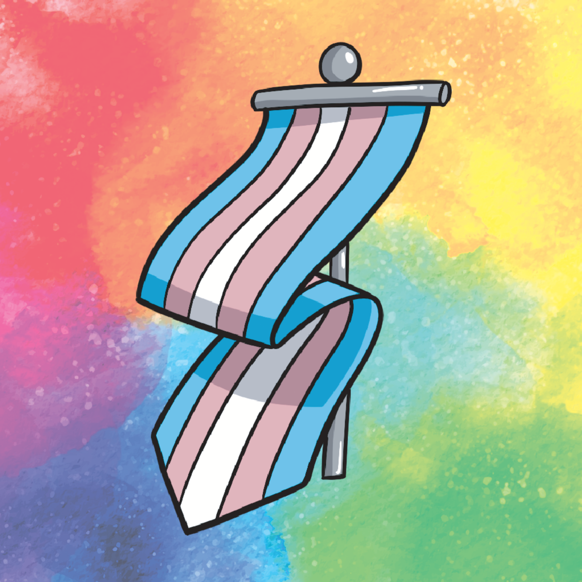 Pride-Aufkleber – Transgender-Banner