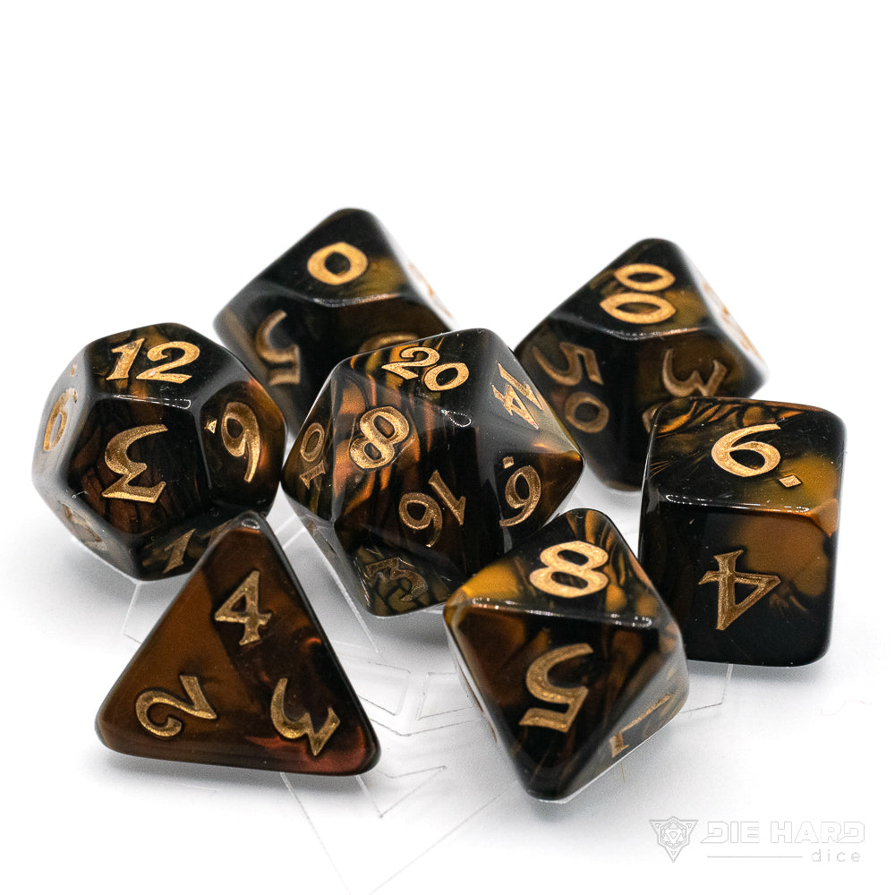 7pc RPG Set - Elessia - Changeling with Gold