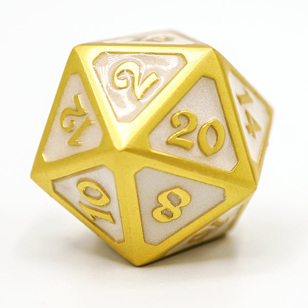 Single d20 - Mythica Celestial Relic by Die Hard Dice