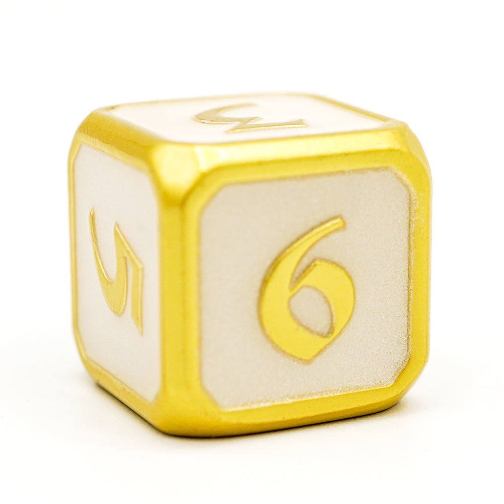 Single d6 - Mythica Celestial Relic by Die Hard Dice