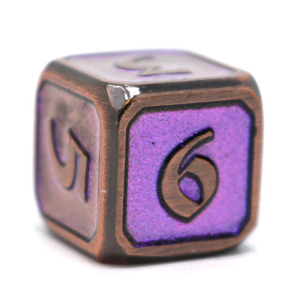 Single d6 - Mythica Dreamscape Larkspur by Die Hard Dice