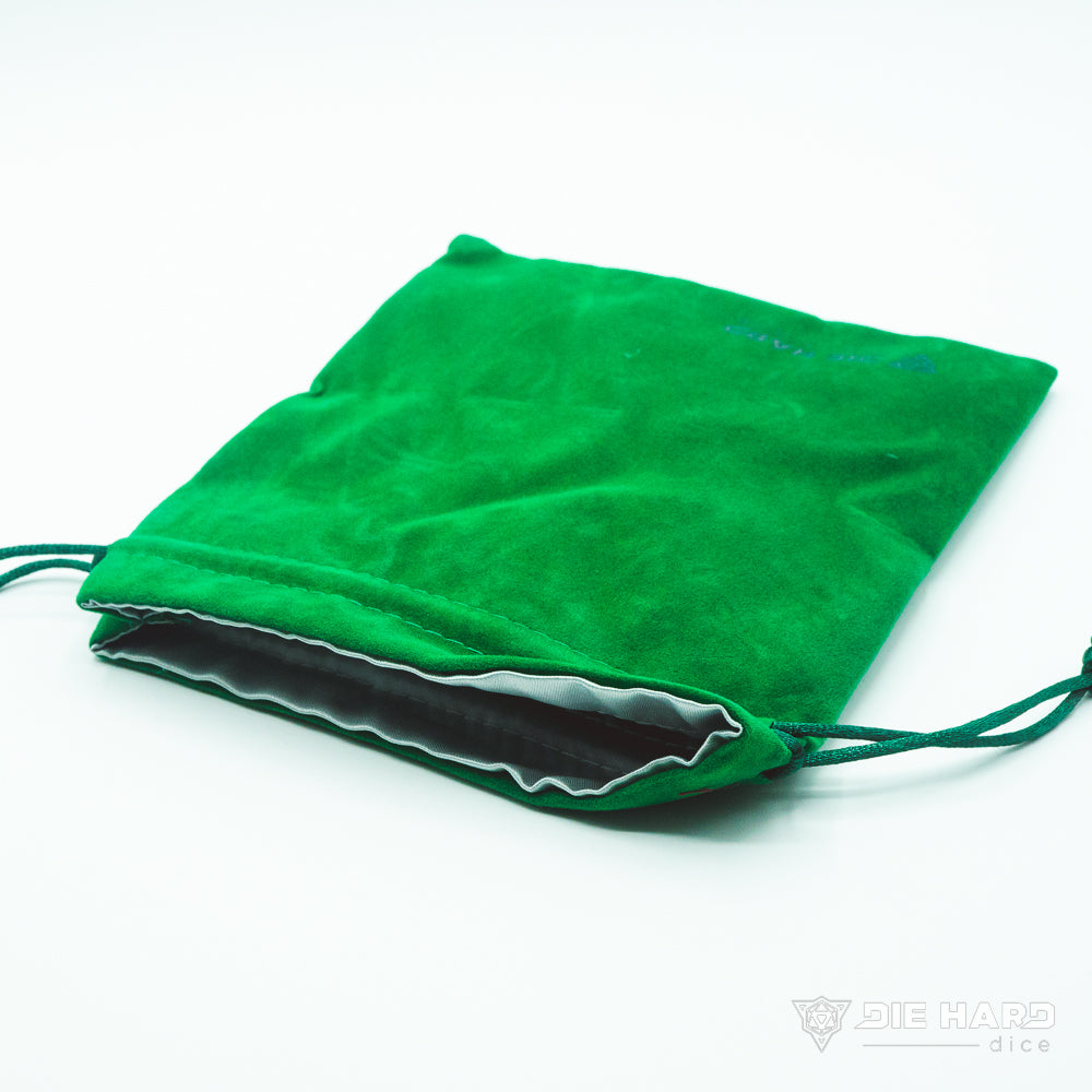 Velvet Dice Bag - Medium Green