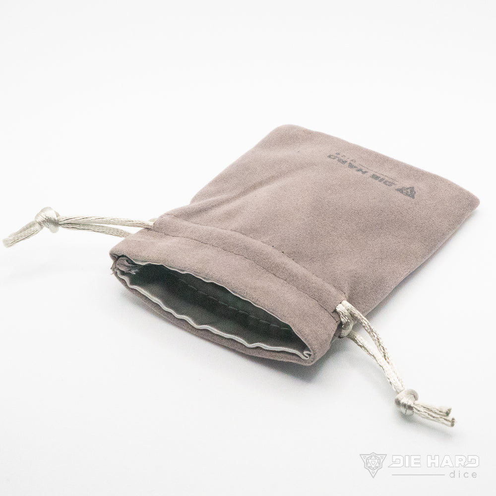 Velvet Dice Bag - Small Gray