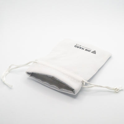 Velvet Dice Bag - Small White